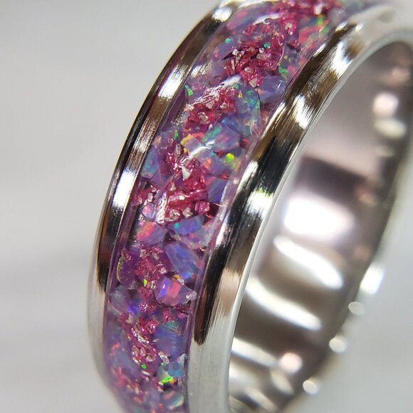 "French Garden" with Amethyst de France & Purple Opal - Picture 7 of 9